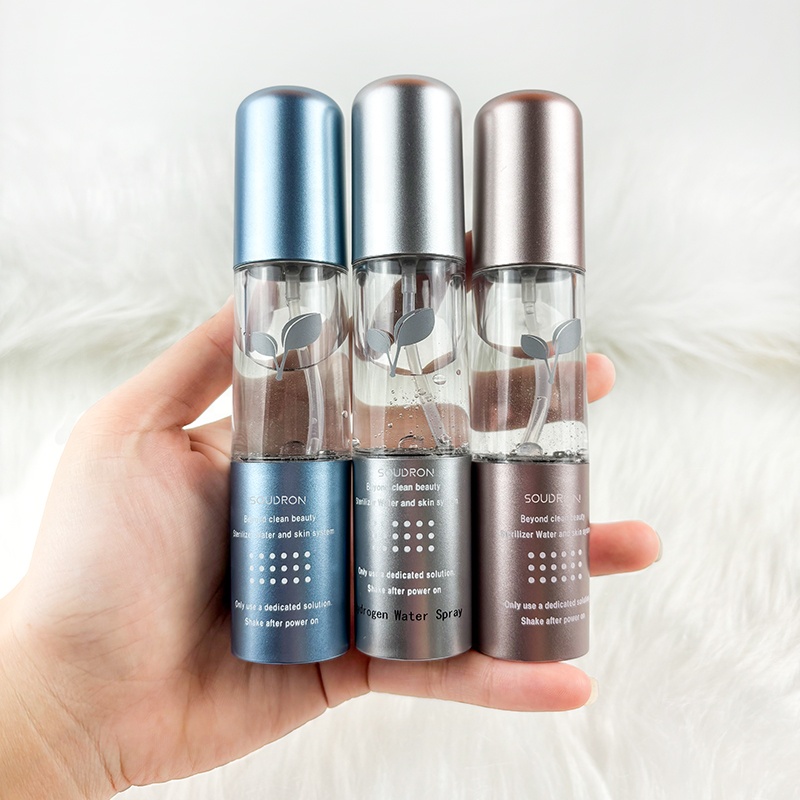 Portable H2 Electrolysis Ionic Nano Hydrogen Water Spray Nano Mist Hydrogen Water Spray Facial Spraying Mister