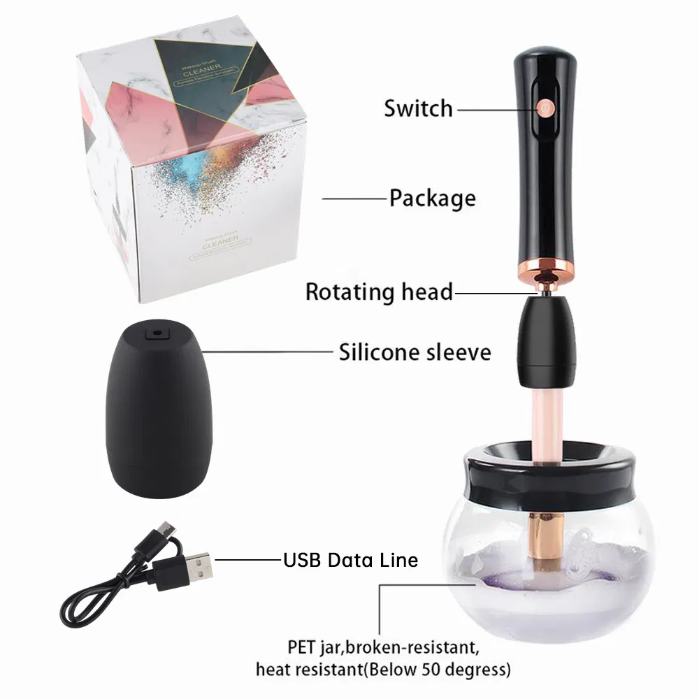 Makeup Brush Cleaning Tool Rotating Dryer Machine Cosmetic Brush Cleaner