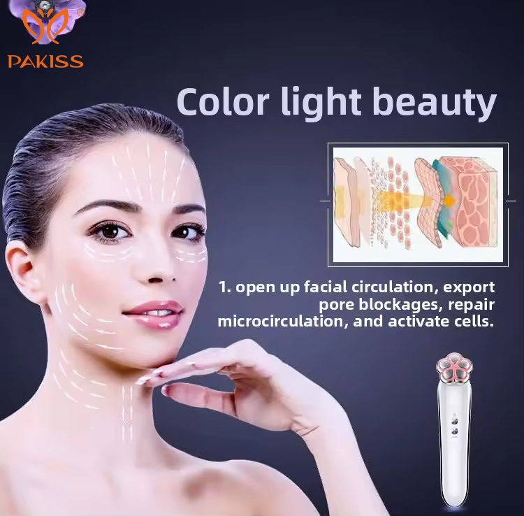 Pakiss RF Eye Massager Wand Dark Circles Eye Bags Wrinkle Remover Eye Care Beauty Device