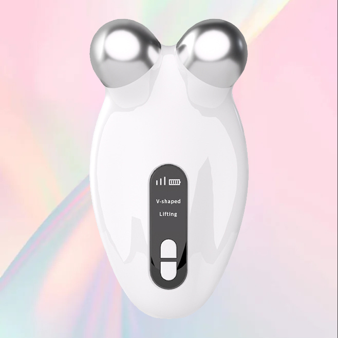 Duofu 3 in 1 EMS Face Massager Vibration Bionic Current Constant Temperature 3 Gears