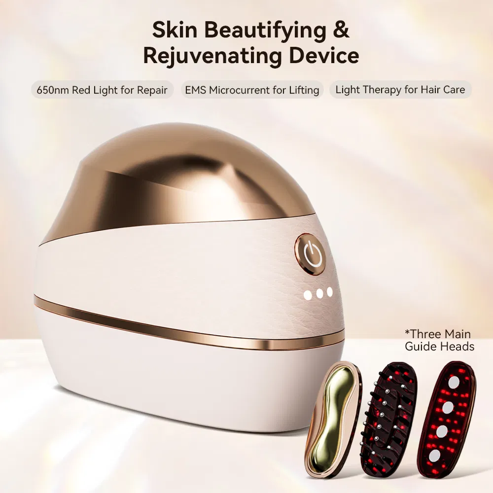 Smart EMS Facial Massager with Multiple Modes for Home Use