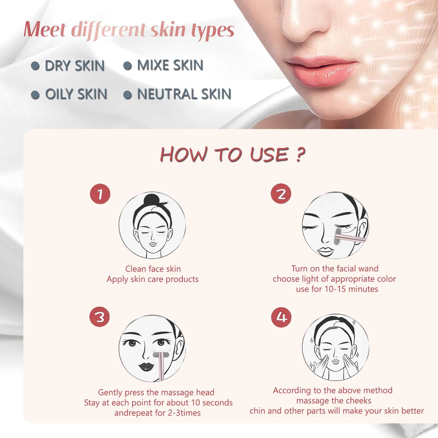 Beauty Device Eye Massager Wand