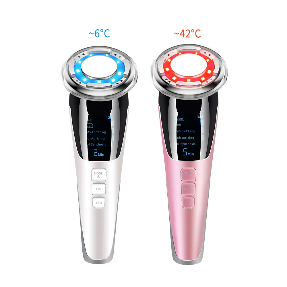 Skin Machine Facial Massager Hot and Cold Face Facial Lifting Beauty Device