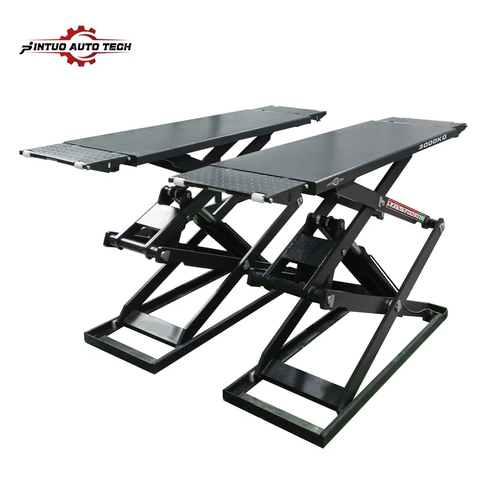 Jintuo China Factory Best Price Ultra Thin Scissor Type Hydraulic Car Lifter for Sale
