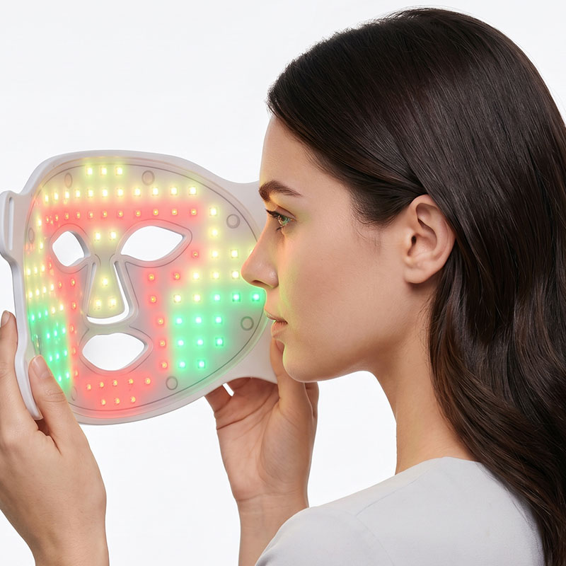 Led Light Facial Beauty Mask Full Face Skin Care Light Therapy Led Facial Masks Medical Grade Face Led Red Light Therapy Mask