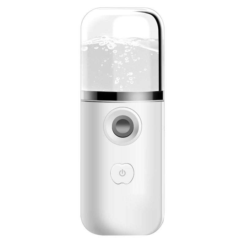 USB Rechargeable Ionic Plastic Mini Pocket Mist Steamer Nano Facial Mister for Home Car Outdoor Hotel Use Portable Face Sprayer