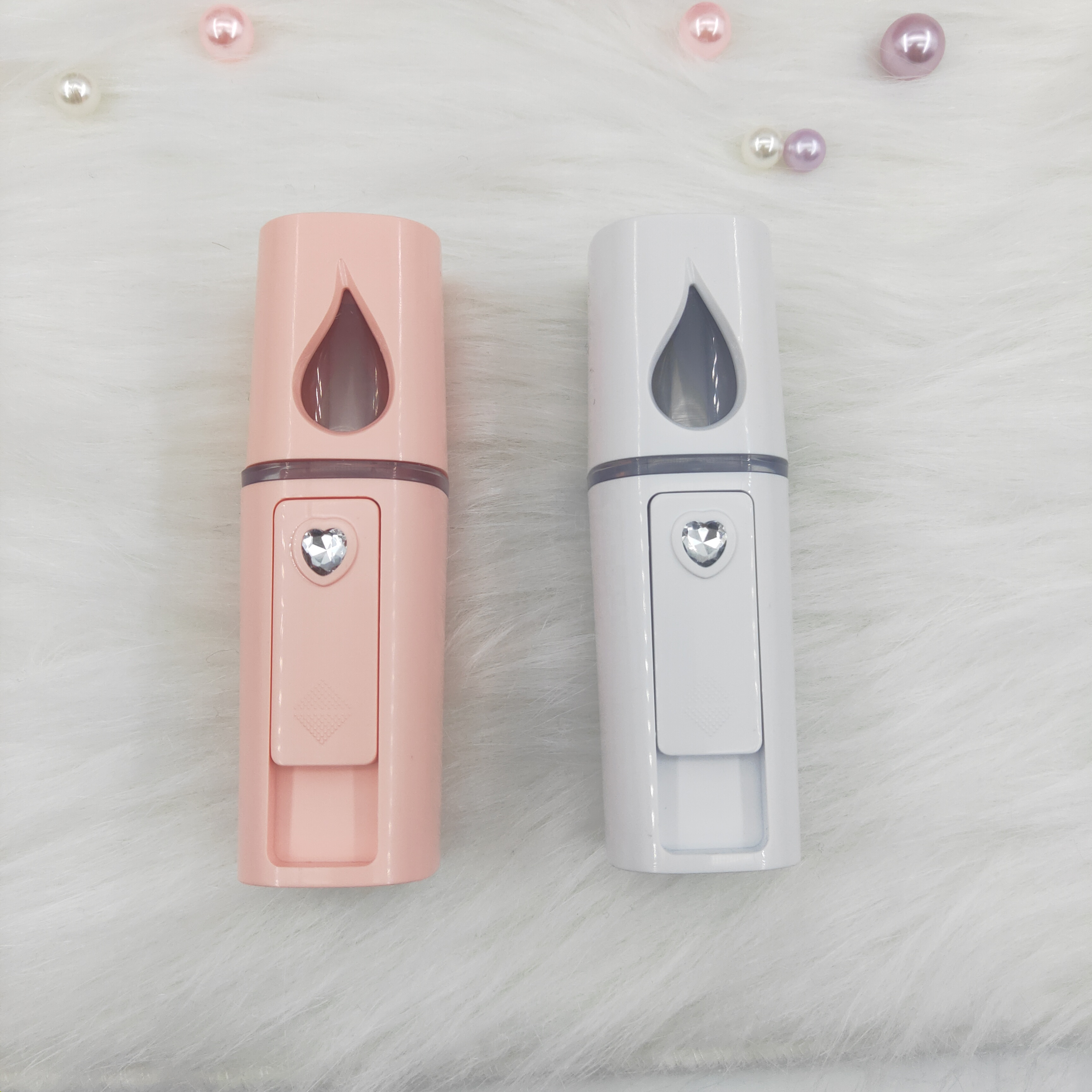 20 ML Portable Nano Mist Sprayer USB Rechargeable Nano Facial Steamer Mist Spray Ionic Seyard Nano Mist Hair Machine 1 Hour 20ml
