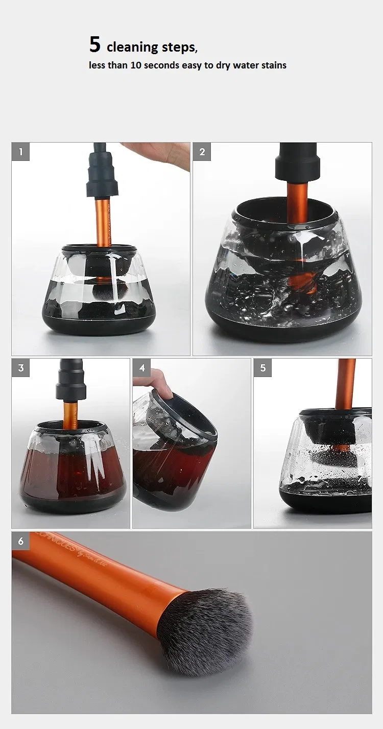 Brush cleaner components