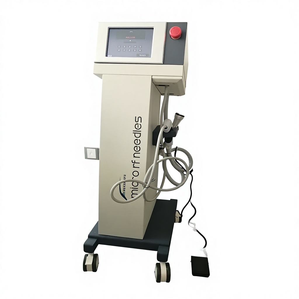 Vertical 2-Handle RF Microneedle RF Machine for Skin Tightening Anti-Aging Scar Removal Radio Frequency Fractional Treatment