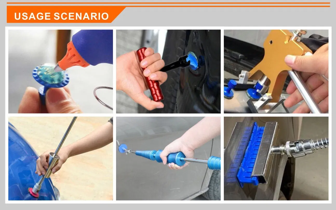 Paintless Dent Repair Puller Kits Glue Puller Dent Removal Tools Baby Face Dent Lifter with Glue Tabs