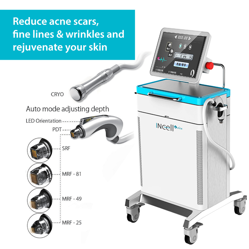 Beauty Equipment RF Microneedling Skin Tightening Facial Lift Machine with Whitening &amp; Wrinkle Removal for Commercial Use