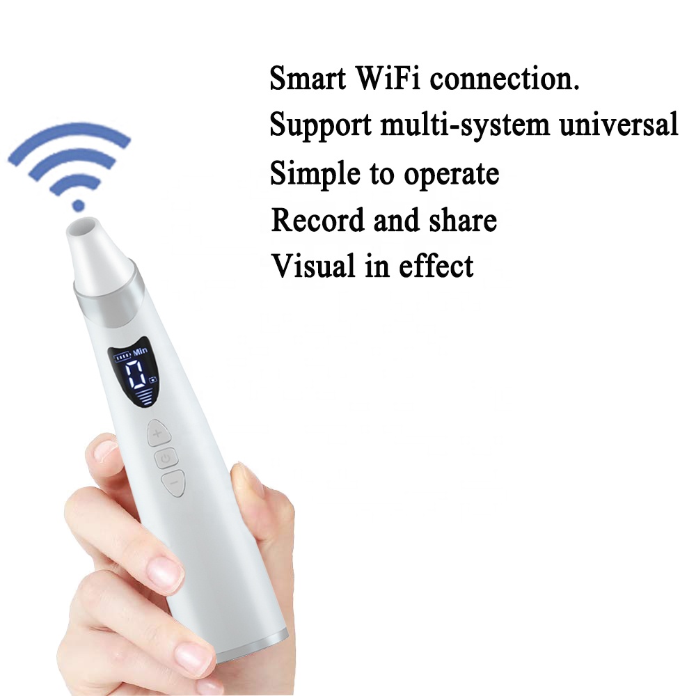 22 USB Rechargeable Pore Cleaner Suction Tool Vacuum Visual Visible Blackhead Removal Instrument With Camera