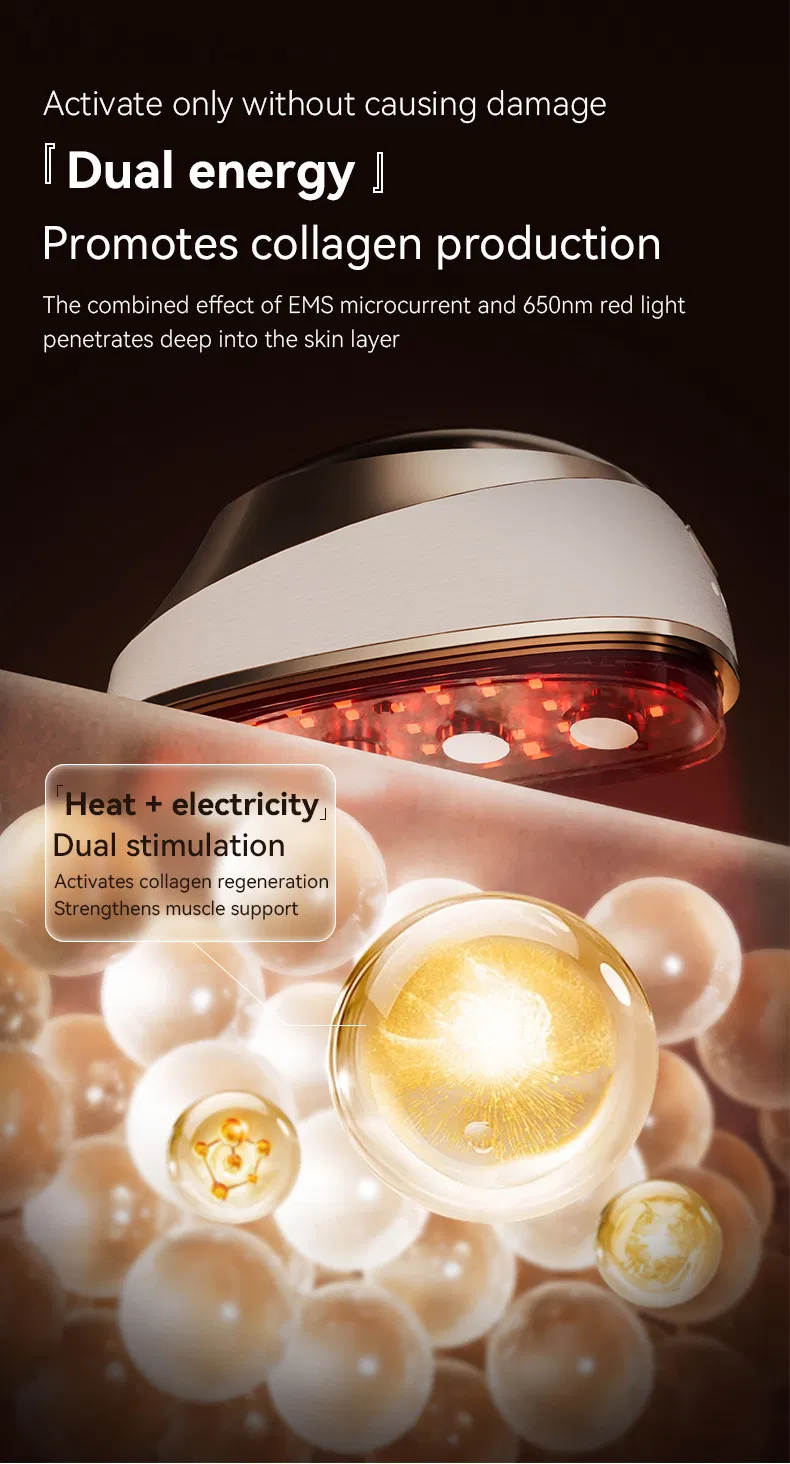 Smart EMS Facial Massager with Multiple Modes for Home Use