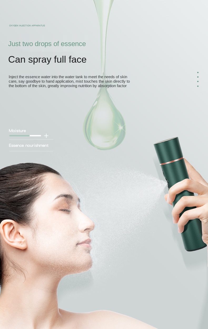 Best Seller Nano Ionic Facial Steamer Nano Handy Mist Sprayer Portable Facial Mister