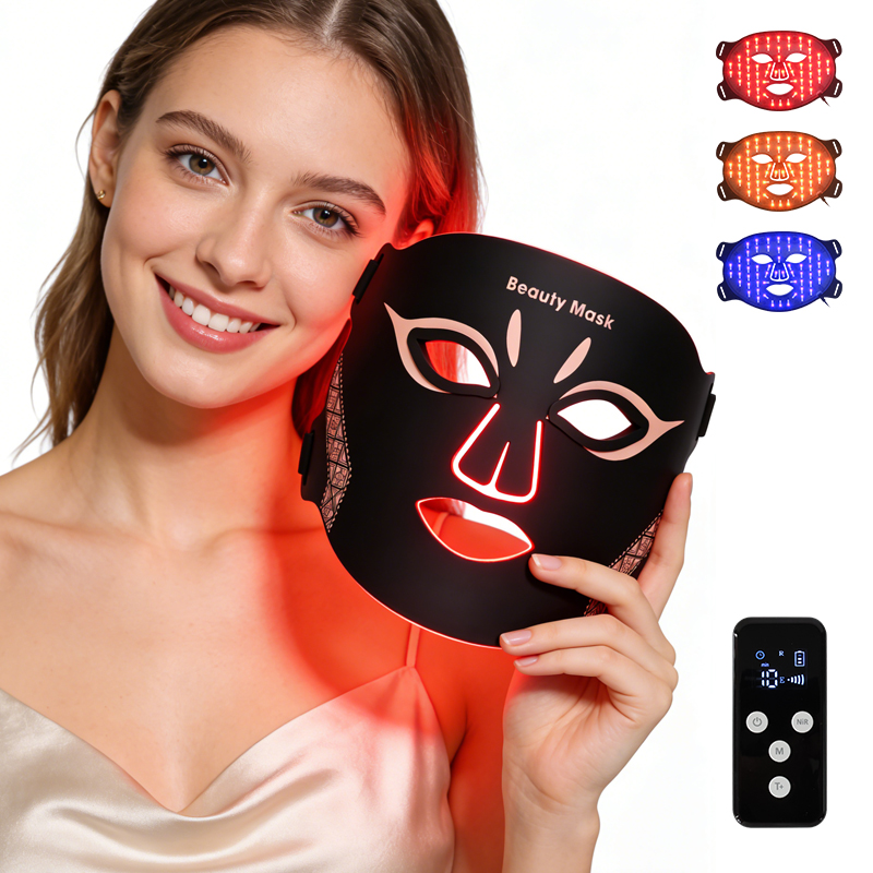 Portable Home Use LED Light Therapy Mask with 630nm Red Light 850nm Infrared Light for Acne Removal &amp; Wrinkle Reduction