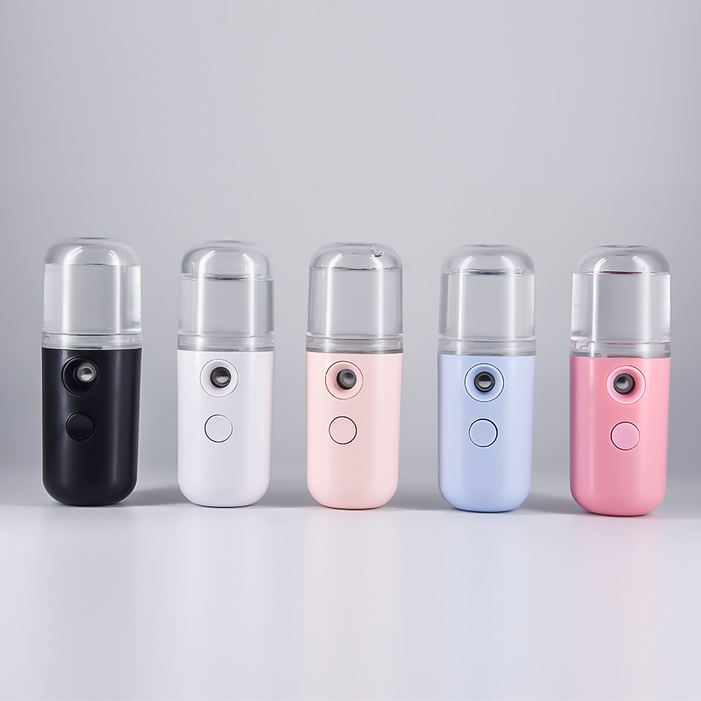USB Rechargeable Nano Spray Beauty Equipment Mini Ultrasonic Nano Ionic Facial Steamer Moisturizer Handy Nano Mister