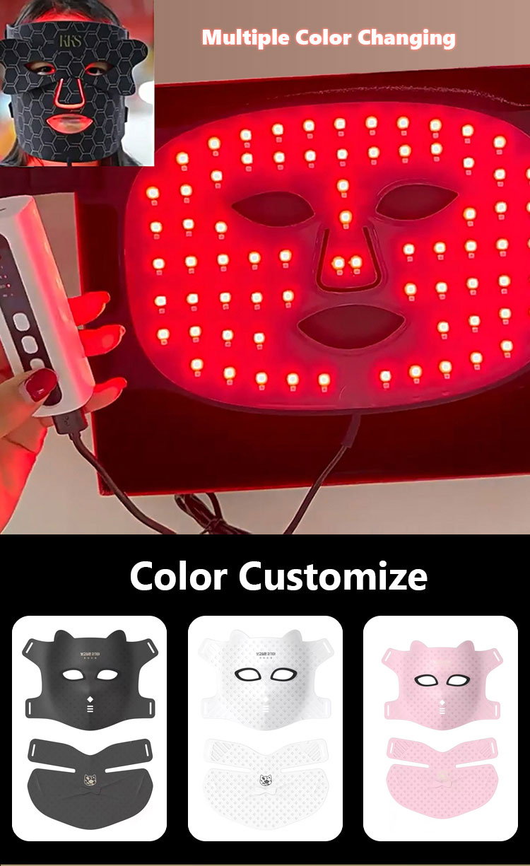 Custom Silicone LED Mask Features
