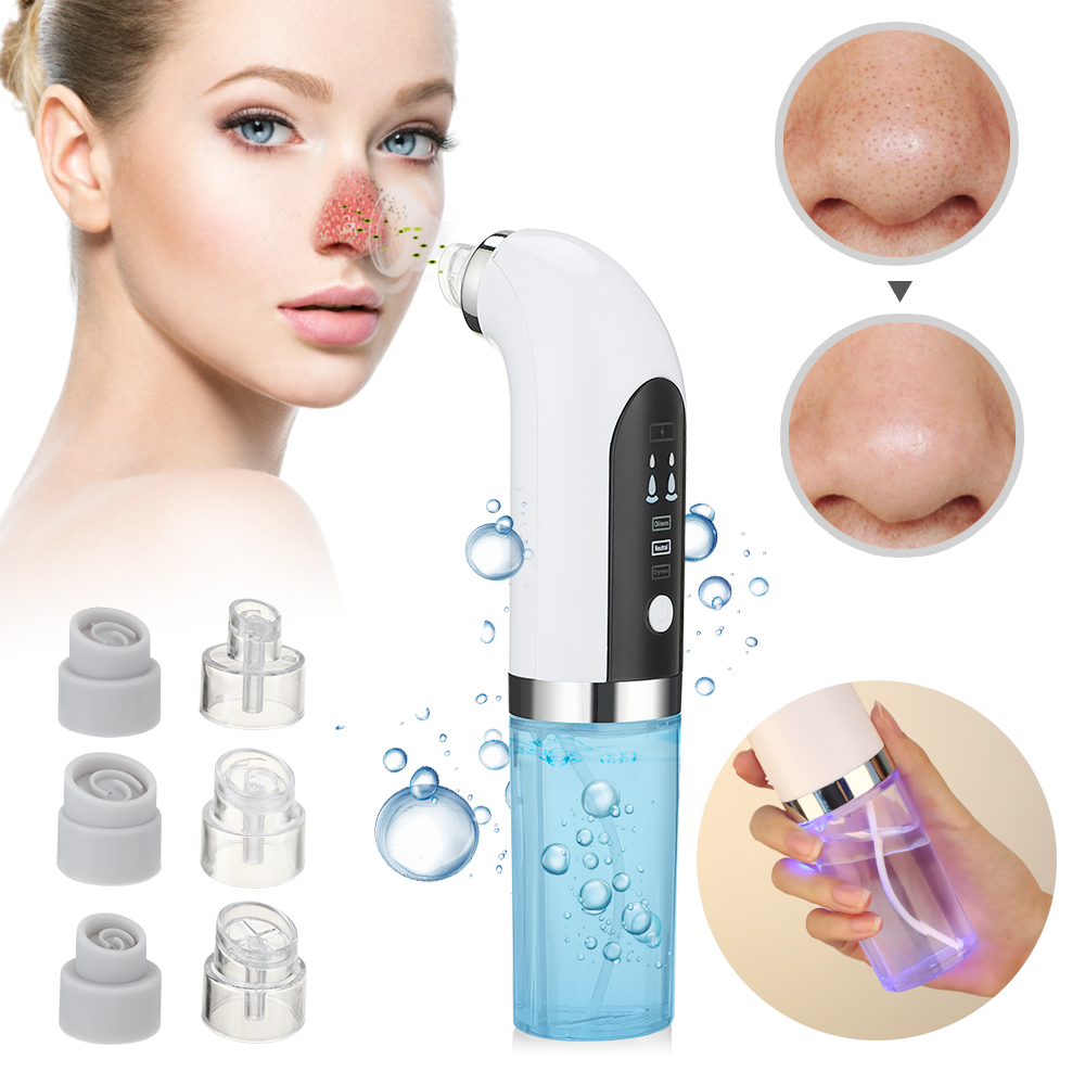 Acne Blackhead Suction Tool With Water tank to Clean Pore Vacuum Cleaner Water Cycle Blackhead Absorption Beauty Device