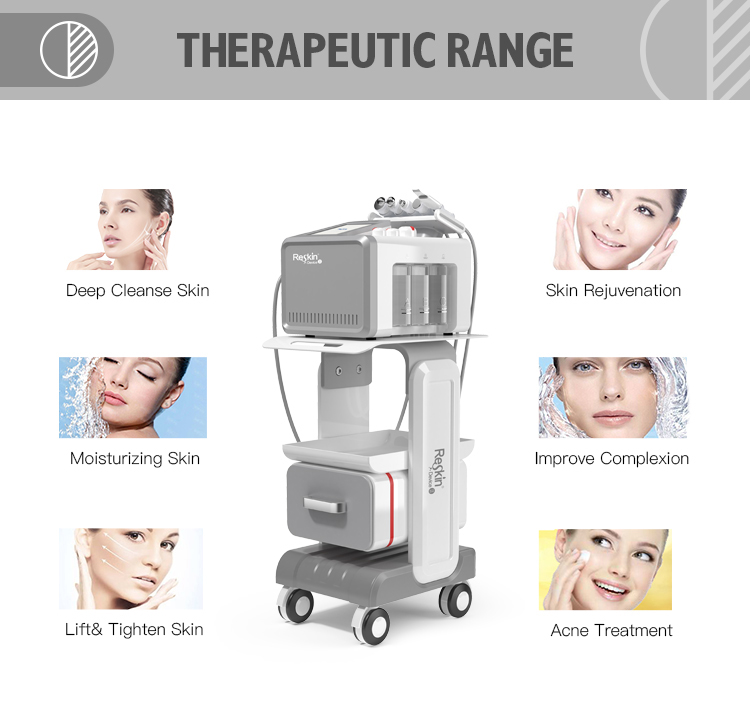DIMEI Factory Sell Water Oxygen Jet Facial Machine Oxygen Jet Peel Microdermabrasion Vacuum Hydro Facial Beauty Machine