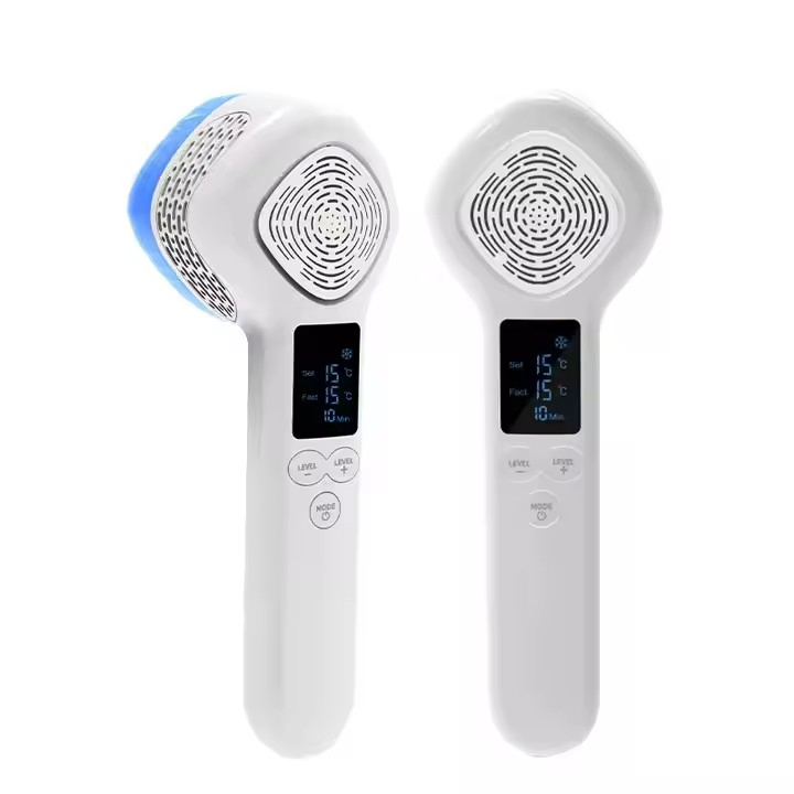 2025 New Arrival 6 Color Light Face Beauty Machine Cold and Hot Hammer Facial Lifting Skin Tightening Cooling Massager