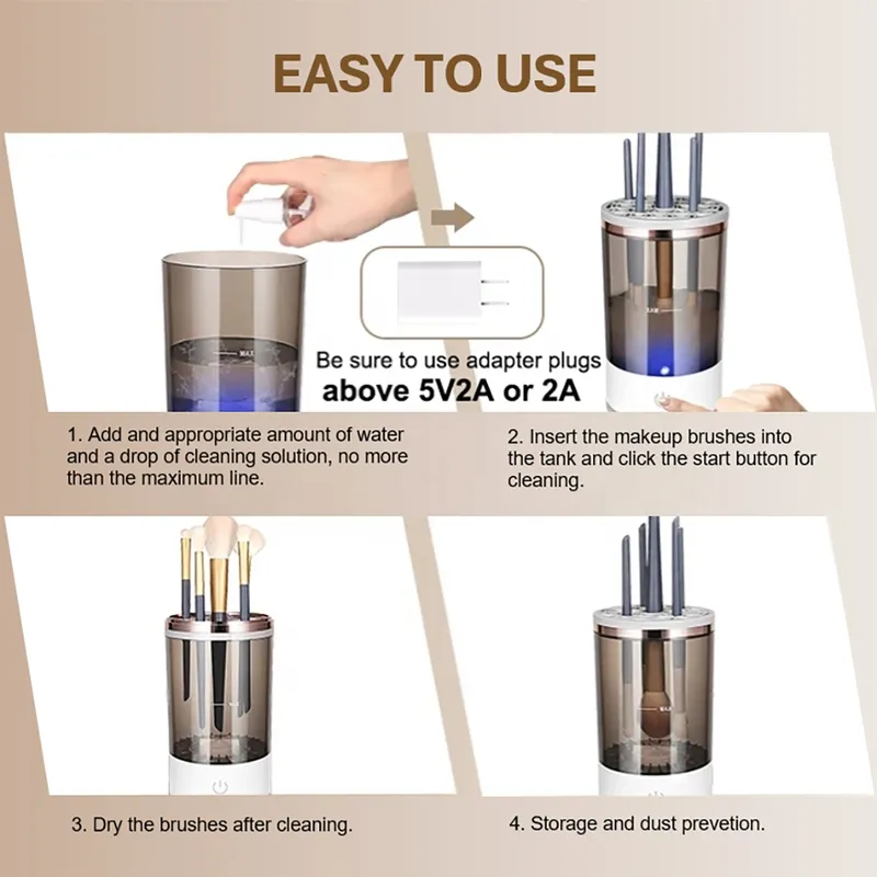 Electric Makeup Brush Cleaner