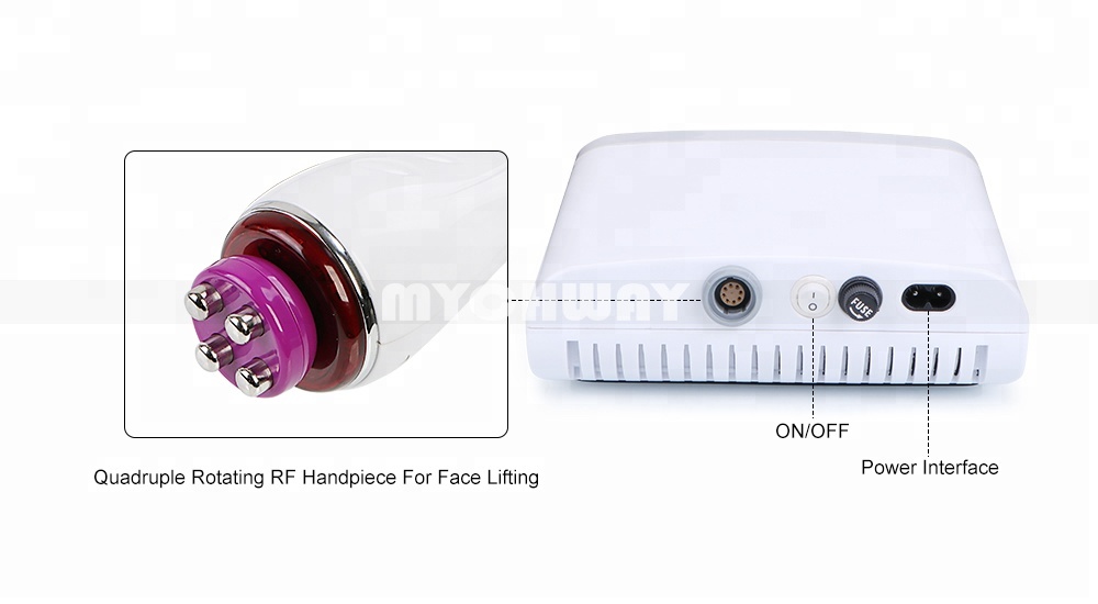 Brand New 360 Degree Head Rotating RF Radio Frequency Best Rf Skin Tightening Face Lifting Machine Easy Operation
