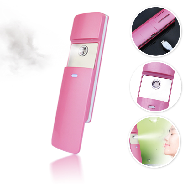 3-in-1 Nano Ionic Facial Steamer Humidifier Unclogs Pores Blackheads Nano Spray Water Nebulizzatore Nano Mister Facial Mister