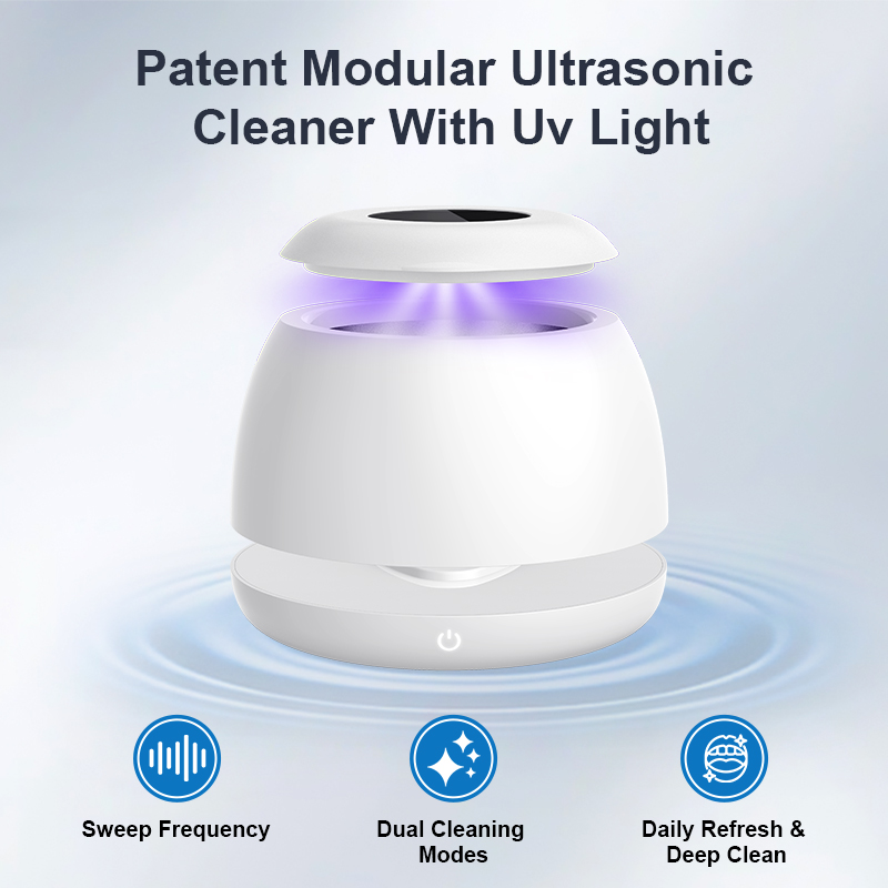 Smile Find Fcc Ce Rohs Household Ultrasonic Cleaner High Frequency Deep Cleaning Digital Timer Touch Dental Ultrasonic Cleaner