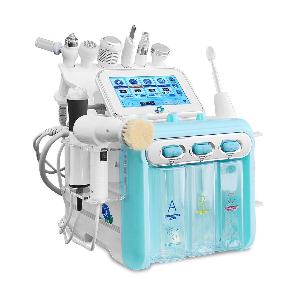 Professional Hydra Dermabrasion Hidra 10 In 1 Vacuum Suction Facial Beauty Equipment Aqua Hydro H2O2 Facial Skin Care Machine