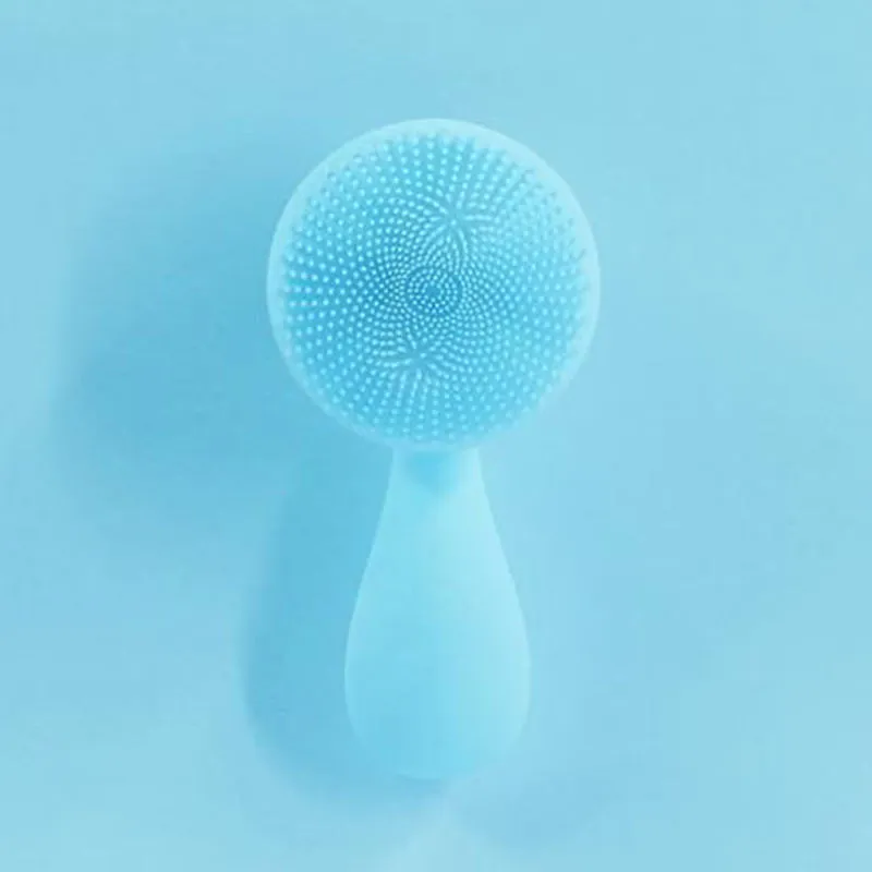 Mini Vibration Facial Cleaner Electric Face Brush Silicone Cleansing Brush