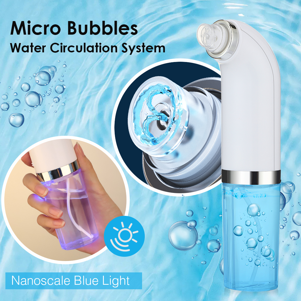 Acne Blackhead Suction Tool With Water tank to Clean Pore Vacuum Cleaner Water Cycle Blackhead Absorption Beauty Device
