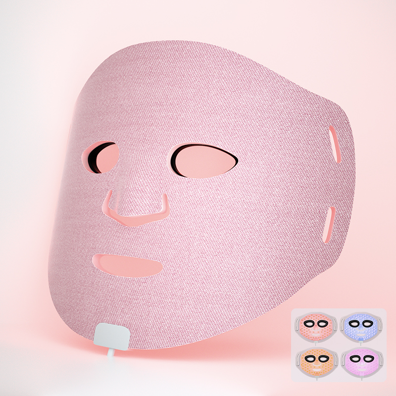 Face Care Portable Rechargeable Beauty LED Infrared Light Mask 660nm 850nm Customize Colors Facial Red Light Therapy Mask