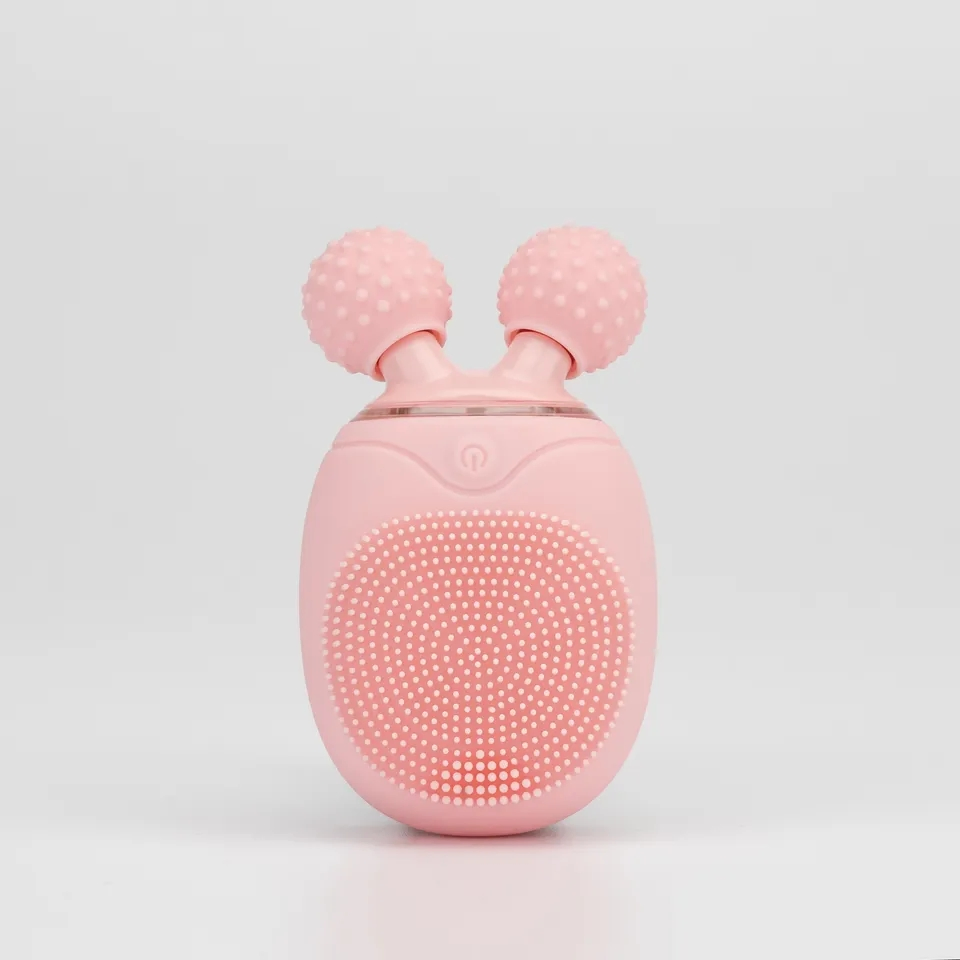 Skin Cleaning Ultrasonic Electric Sonic Silicone Face Cleanser Facial Cleansing Brush
