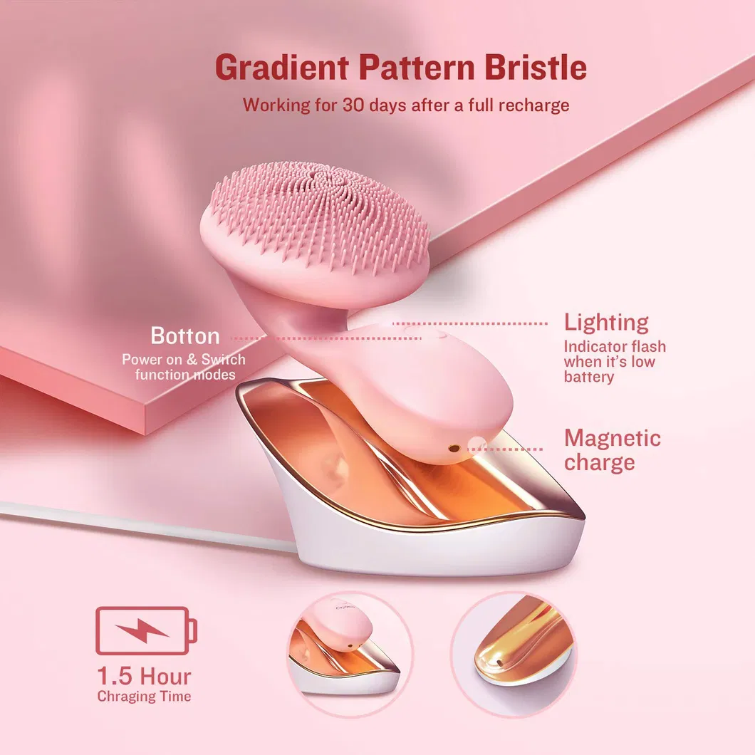 Silicone Facial Cleansing Brush View 4