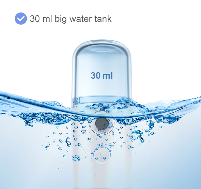 USB Rechargeable Nano Spray Beauty Equipment Mini Ultrasonic Nano Ionic Facial Steamer Moisturizer Handy Nano Mister