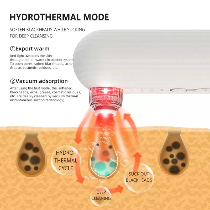 Home Beauty Vacuum Repair Shrink Pore Cleaner Small Bubble Electric Cleansing Blackhead Suction Instrument
