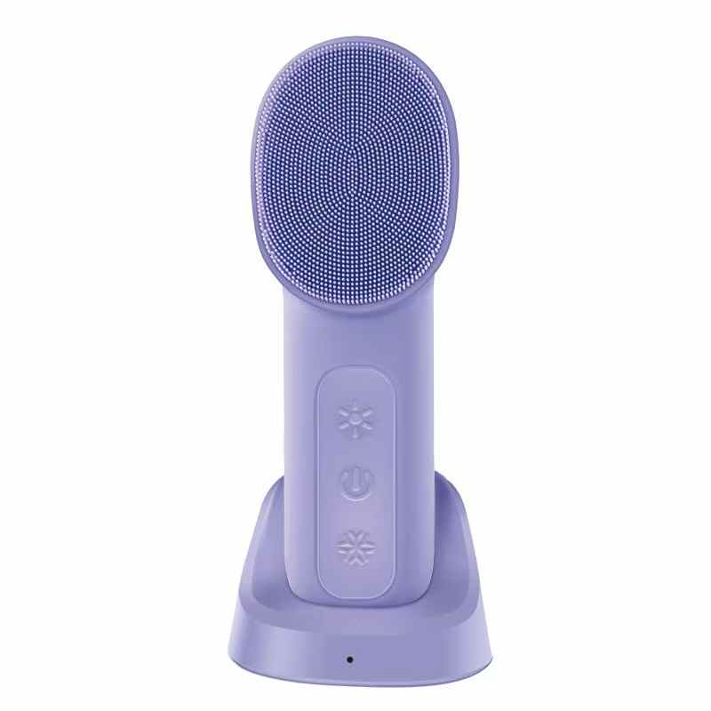 2025 Hot Sale Electric Face Cleansing Brush Waterproof Deep Cleaning Gentle Exfoliating Massaging Facial Device for Home Use