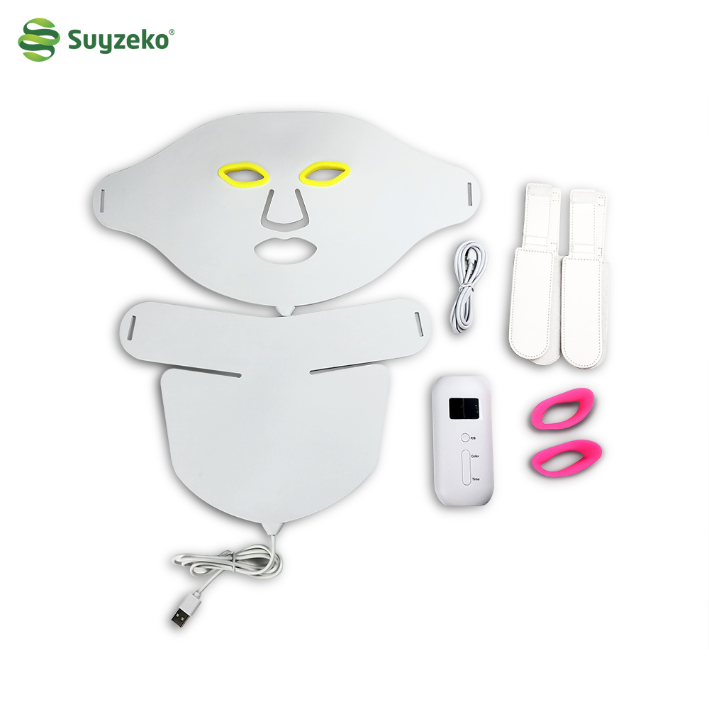 Home Beauty Device 2024 Portable Infrared Red Light Therapy Device Led Face Mask Red Light Therapy Mask