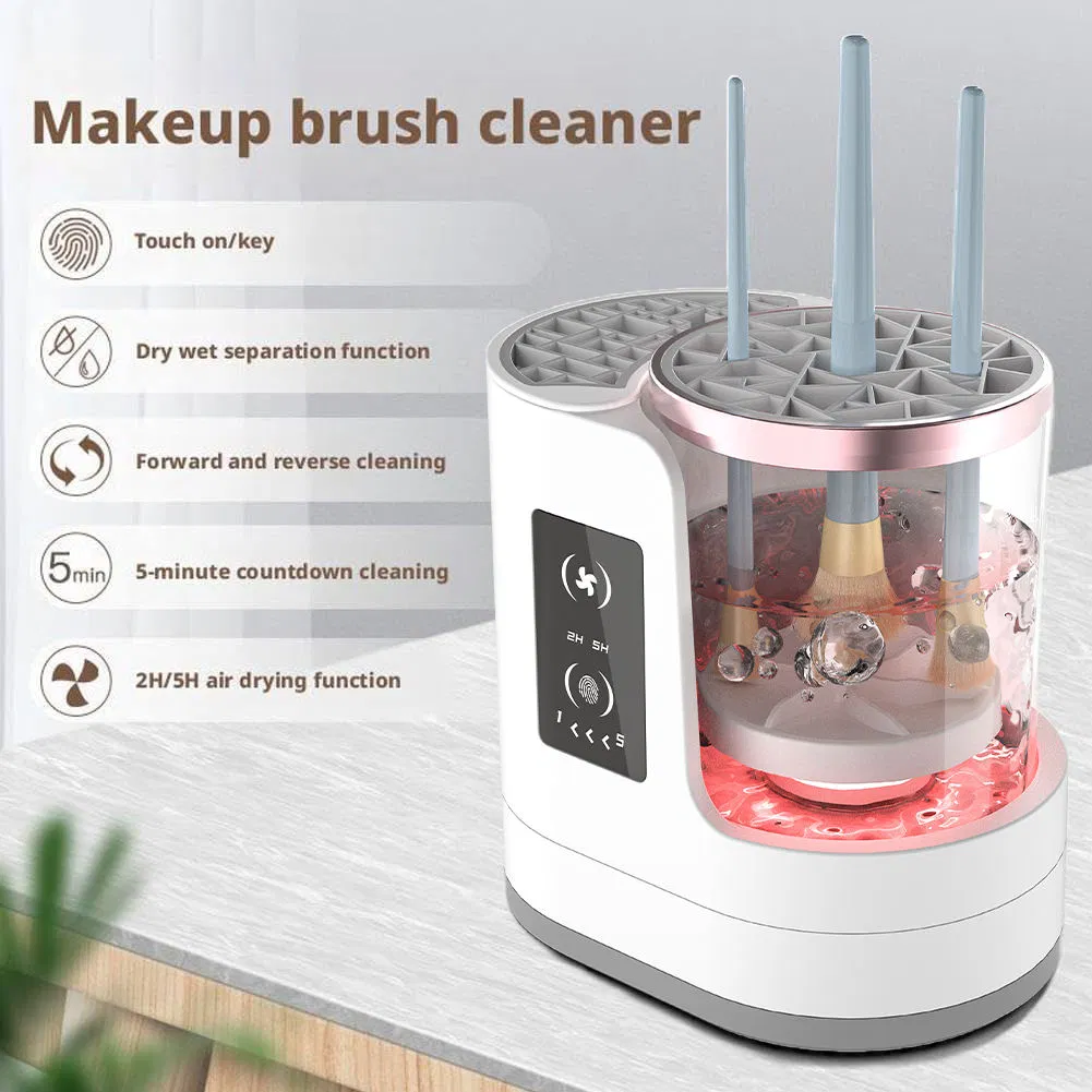 Automatic Makeup Brush Cleaner Machine Electric Cosmetic Brush Cleaner