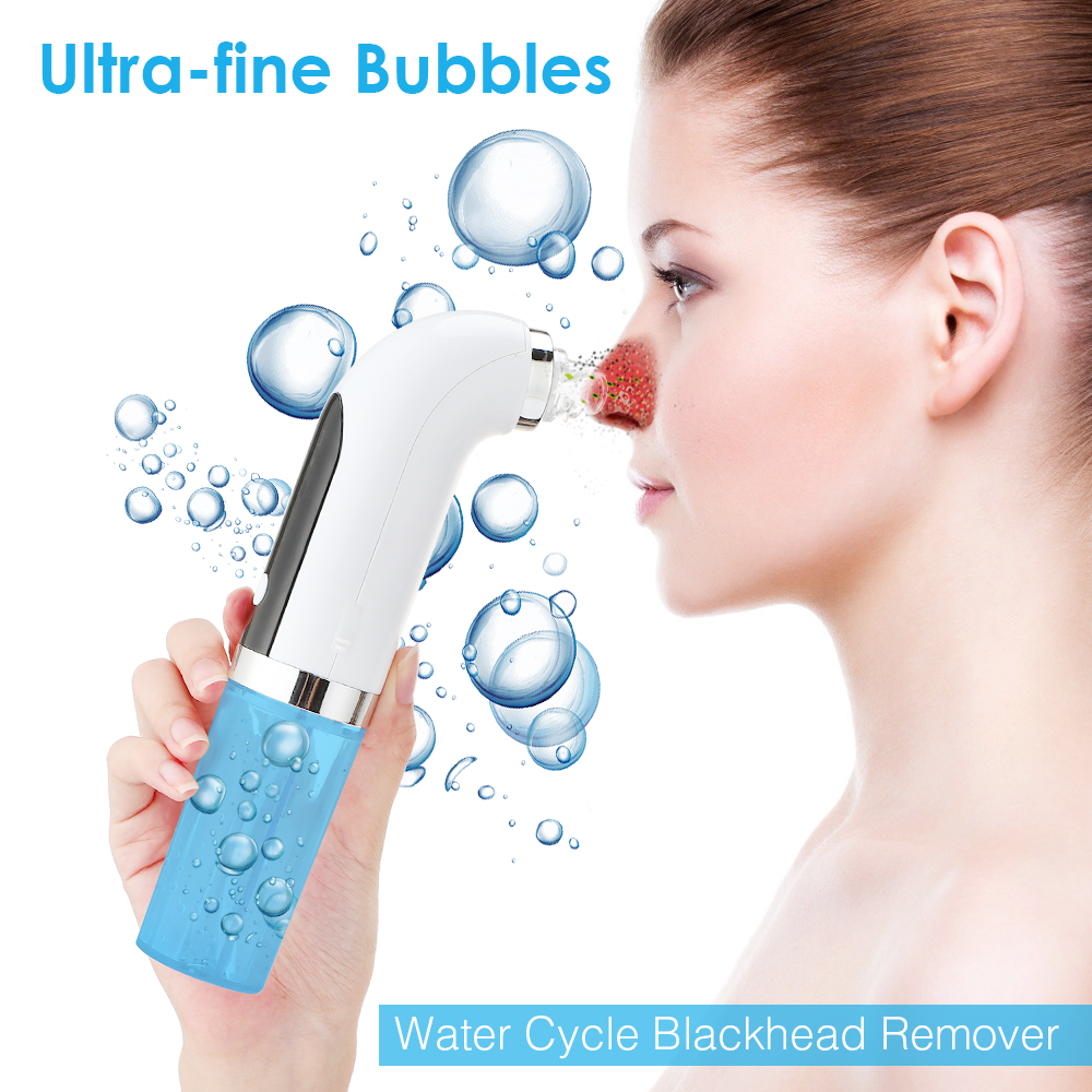 Acne Blackhead Suction Tool With Water tank to Clean Pore Vacuum Cleaner Water Cycle Blackhead Absorption Beauty Device