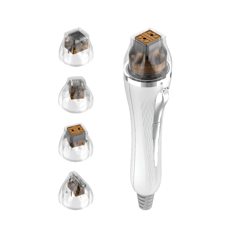 Gold RF Microcrystal Device Fractional RF Microneedle Machine Handheld RF Radio Frequency Beauty Machine