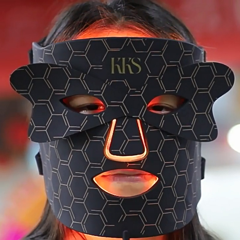 Manufacturer Wholesale Custom 7 Color Red Light Therapy Mask Medical Grade Silicone Beauty Face Masks for Skin Care Home Use