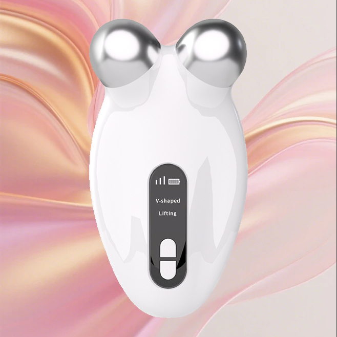 Duofu 3 in 1 EMS Face Massager Vibration Bionic Current Constant Temperature 3 Gears