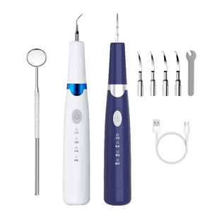 Ultrasonic Teeth Cleaning Machine Electric White Tooth Cleaners Dental Instruments Stainless Steel Whitening Feature Box