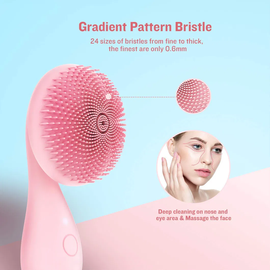Silicone Facial Cleansing Brush View 3
