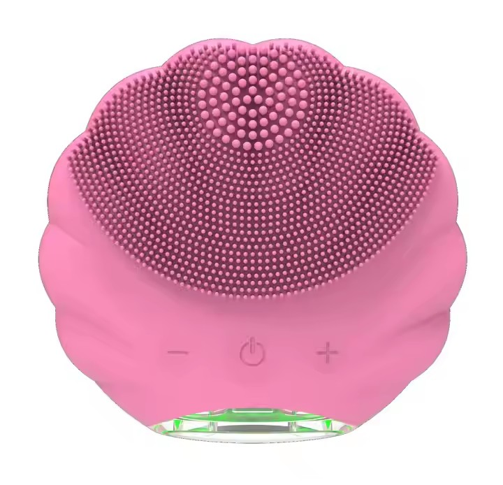 Electric Facial Silicone Vibrating Brush Cleanser Skin Care Massager for Deep Clean