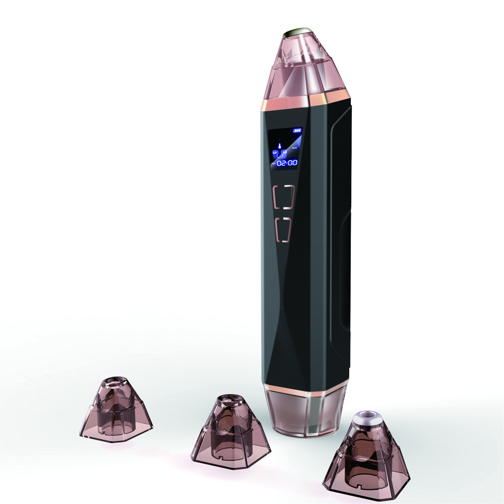 Electric Derma Suction Acne Treatment Heating Cold Beauty Face Facial Device Vacuum Blackhead Removal Device
