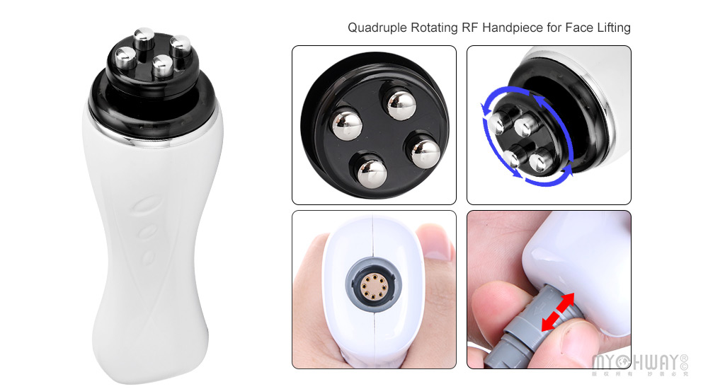 Professional 360 Degree Rotating RF Octupole 3D SMART RF Photon Body Massage Slimming Beauty Equipment