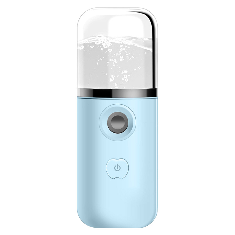 USB Rechargeable Ionic Plastic Mini Pocket Mist Steamer Nano Facial Mister for Home Car Outdoor Hotel Use Portable Face Sprayer
