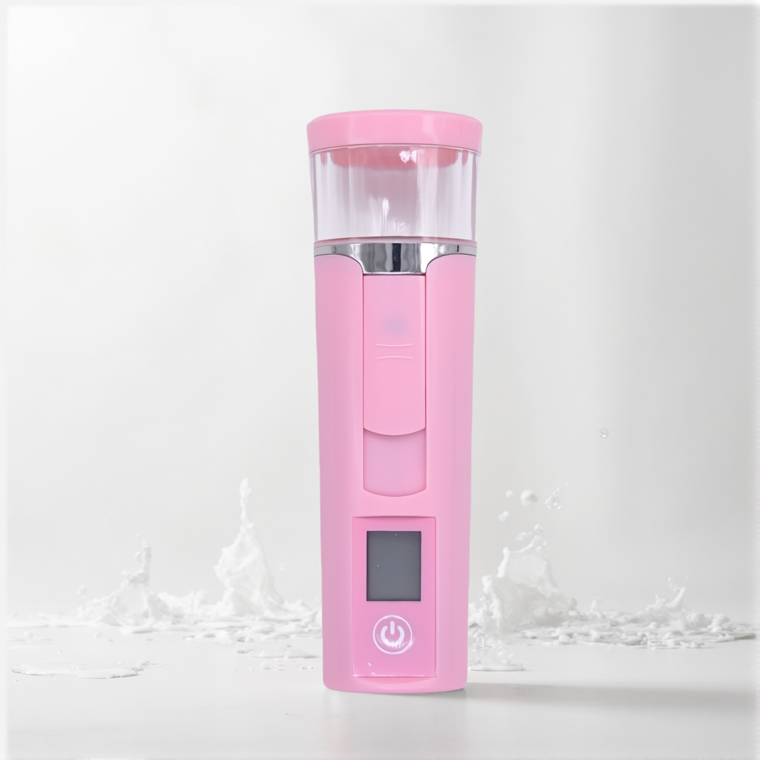 2 in 1 Portable Mini Facial Steamer Skin Test Nano Mister 25ml Spray Face Mist Sprayer Deep Hydrating Usb Nano Mist Sprayer